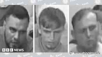 Images released of men sought after assault