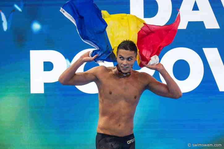 David Popovici Welcoming Rival Pan Zhanle, Chinese Team To Romania For Training Camp
