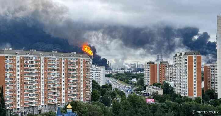 Russians fight each other at petrol stations after drone strikes hit Putin’s fuel supply