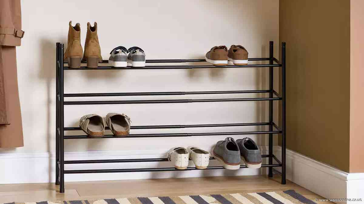 Shoe rack that holds 20 pairs and 'fits into my wardrobe' now £3 with deal stack