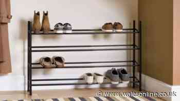 Shoe rack that holds 20 pairs and 'fits into my wardrobe' now £3 with deal stack