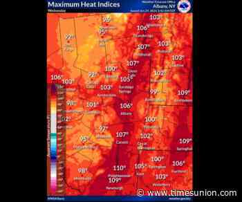 NWS issues extreme heat watch for Capital Region, Hudson Valley ahead of Fourth of July weekend