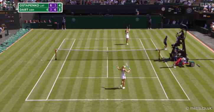 BBC pundit criticises Wimbledon star over gesture towards crowd: ‘That’s not a good idea’