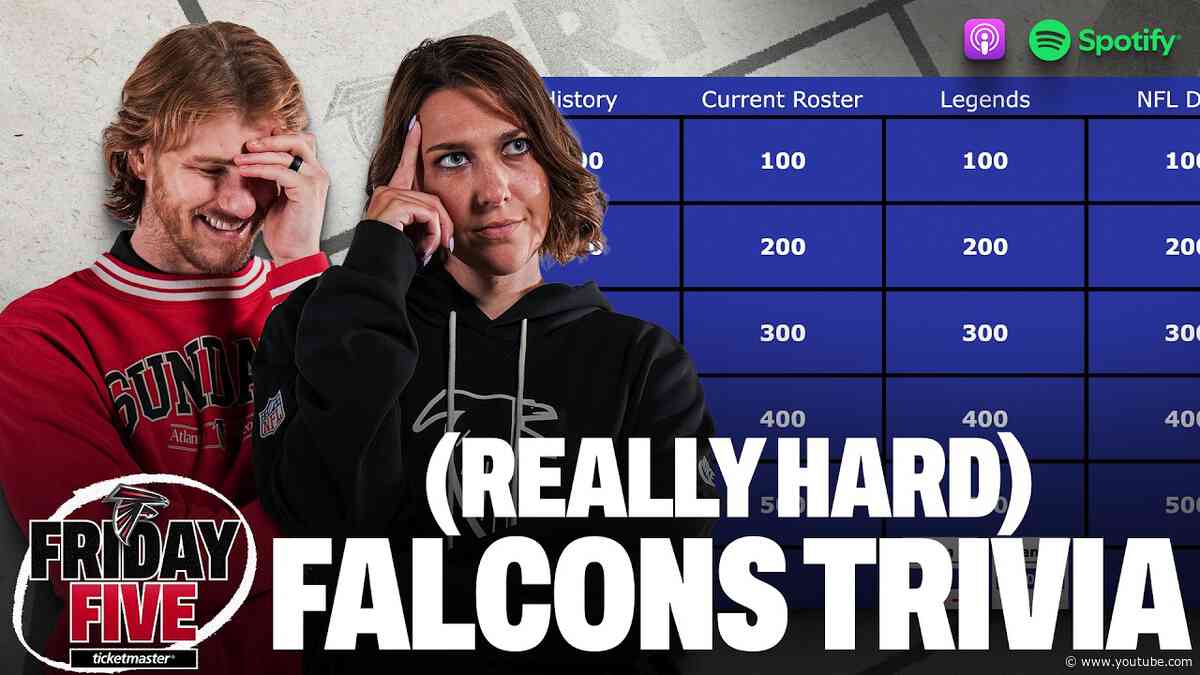 We play Falcons Trivia!! Plus Kyle Pitts Sr. reports & a 49ers breakdown | Friday Five Podcast