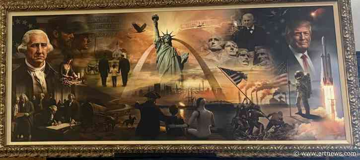 What the Hell Is That Weird Painting Donald Trump Just Posted?
