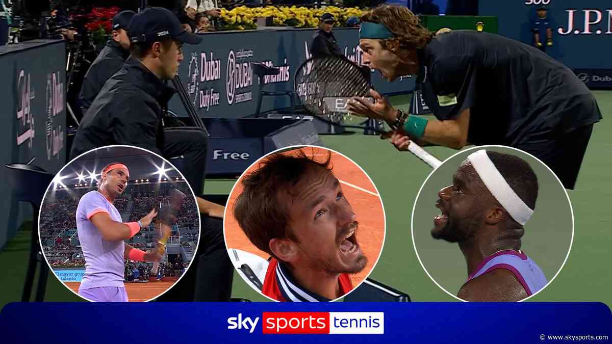 Racket smashes, outrage and LOTS of swearing - When tennis players lose their heads