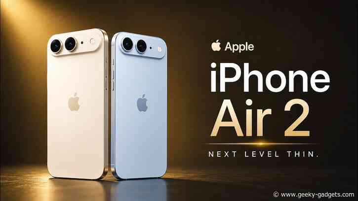 The iPhone Air 2 Just Leaked, and Apple Is Fixing the Original’s Biggest Flaw