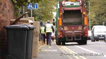 Person tipped from bin into rubbish truck in Bristol