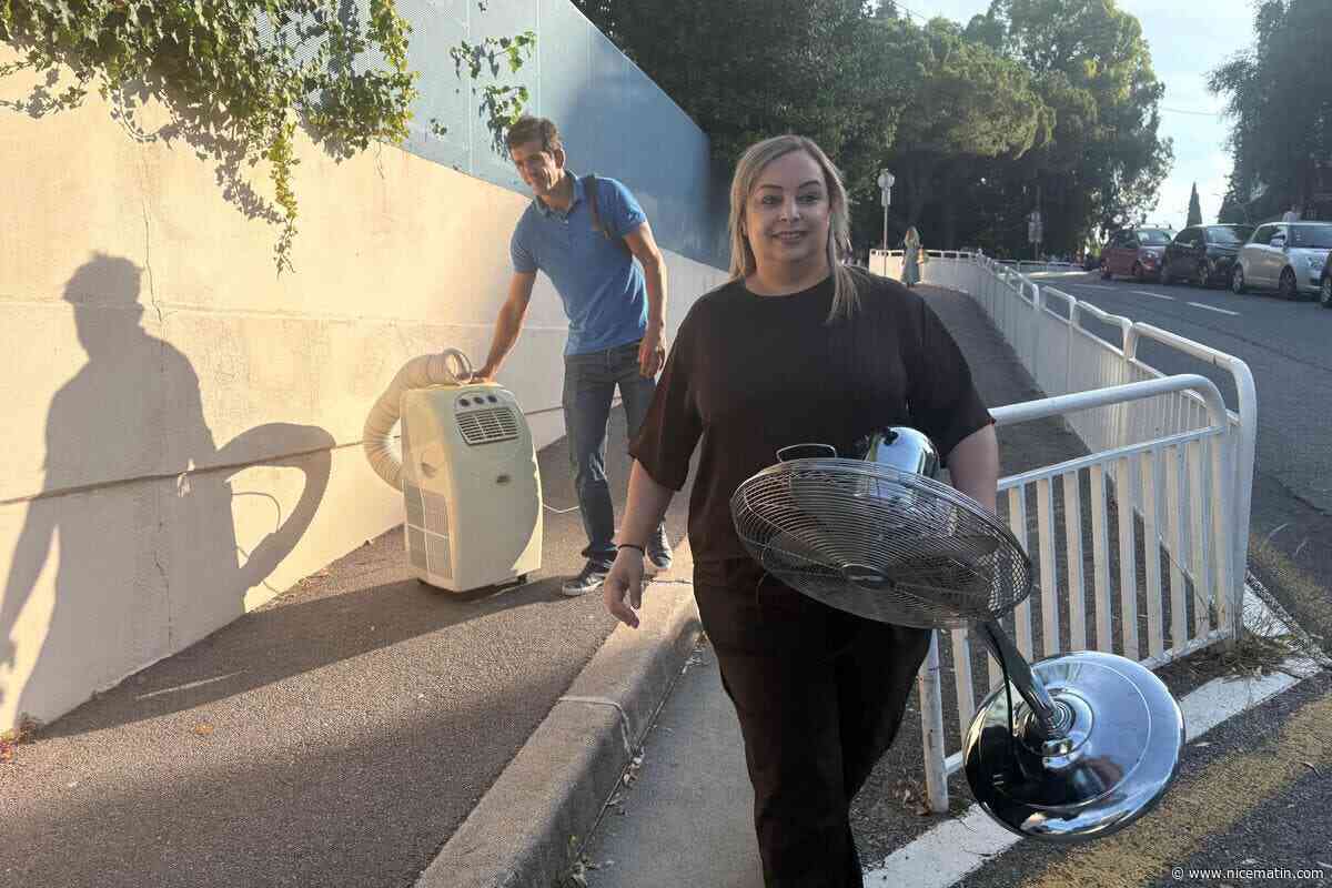 Ventilateur du salon, clim' portable du voisin : des parents d’un collège niçois se sont mobilisés pour les élèves qui passent le Brevet en pleine canicule