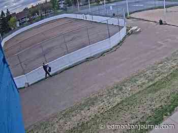 Police seek help identifying suspect in south Edmonton arson