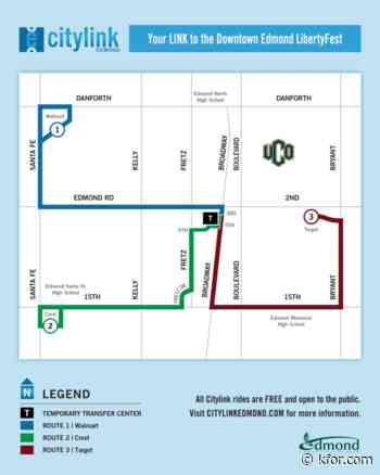 City of Edmond highlights bus routes for Liberty Fest