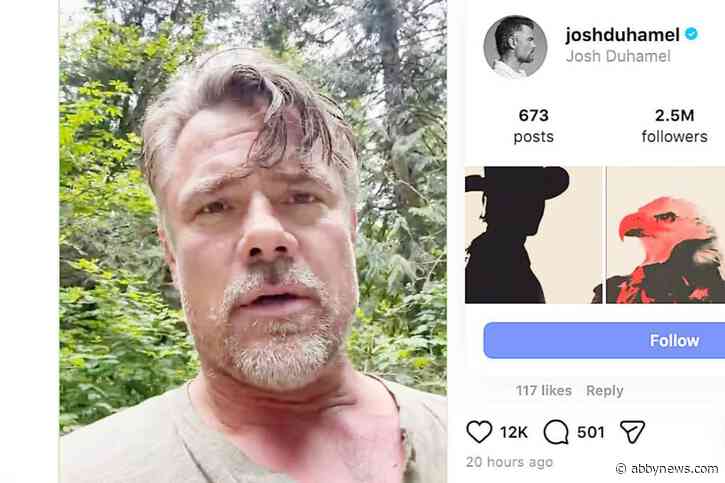 Actor Josh Duhamel filming production in Maple Ridge