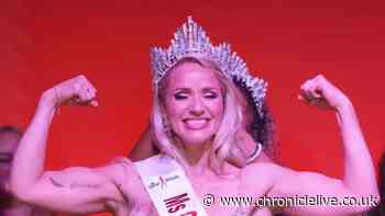 "I've got biceps and big legs and I'm proud of them!" Ex Miss Newcastle returns to win new title