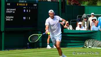 Jetzt gegen Lokalmatador?: Struff meistert furiose Wimbledon-Achterbahnfahrt