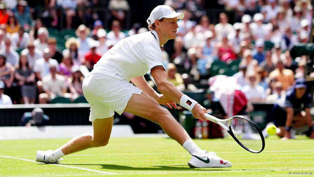 Comeback bei Wimbledon: Blutender Sinner beißt sich durch wilden Krimi
