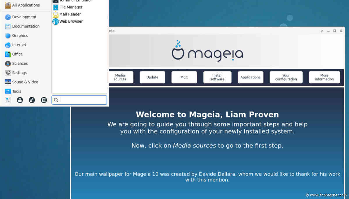 Mageia 10 keeps the 32-bit Linux flame alive