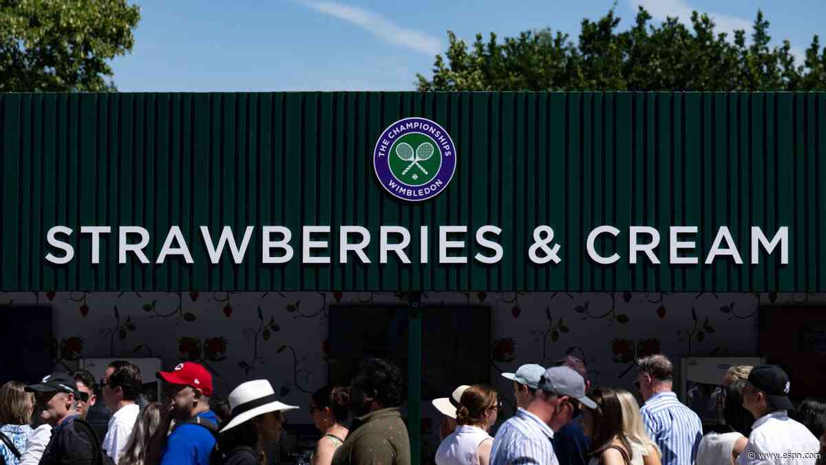 Sports' signature foods: Wimbledon's strawberries,...
