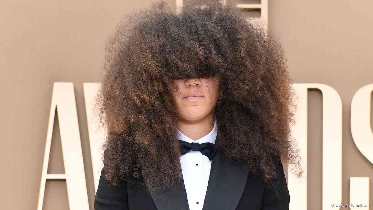 Hollywood nepo baby, 17, shows she has her father's unique style with edgy turn on red carpet... who is she?