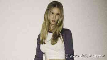 Rosie Huntington-Whiteley flashes her underwear in a very racy photoshoot for FWRD's summer campaign