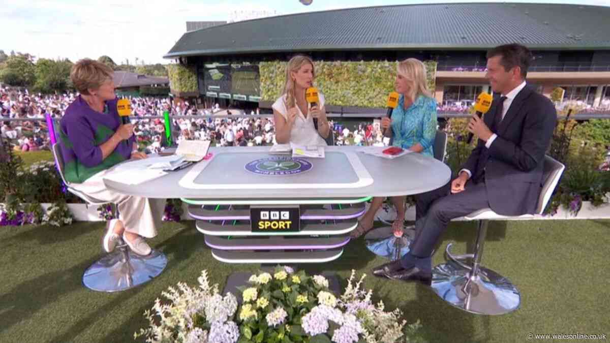 Clare Balding and BBC's Wimbledon team left very surprised by Jannik Sinner 'rule breach'