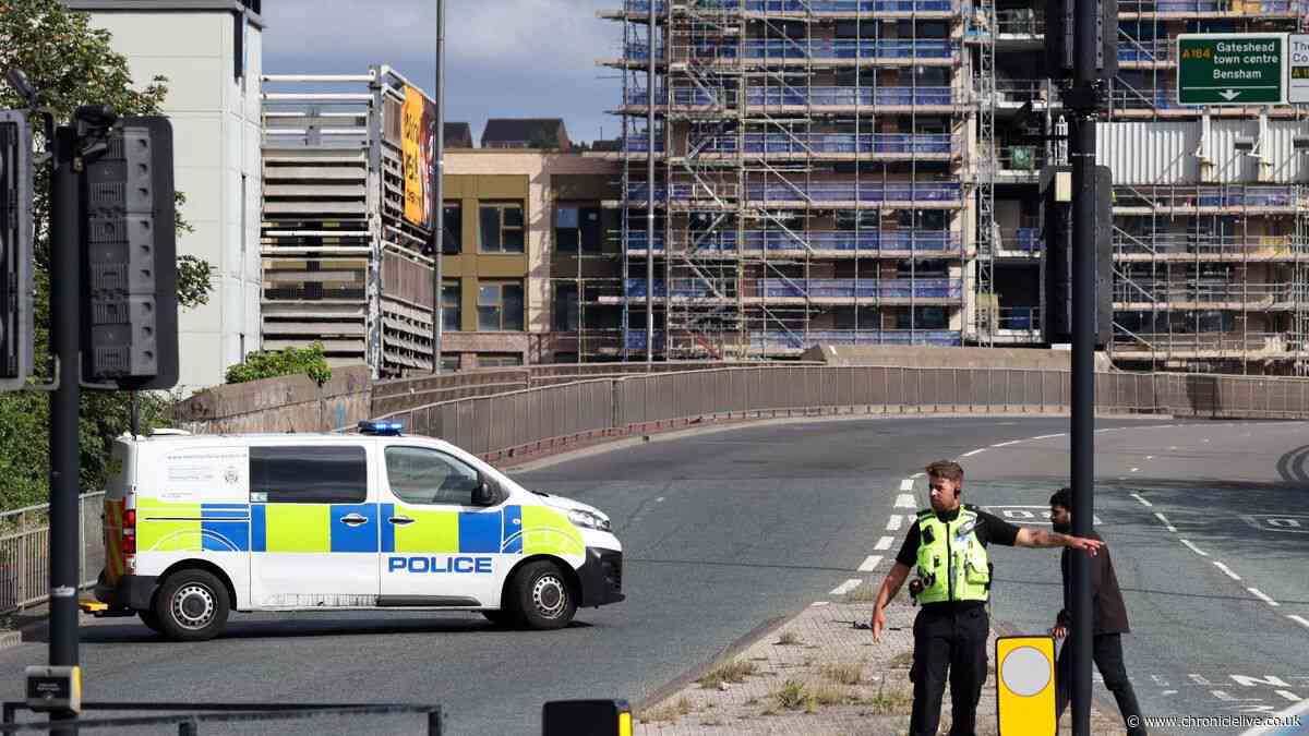 Redheugh Bridge police incident LIVE: Updates as Newcastle bridge re-opens