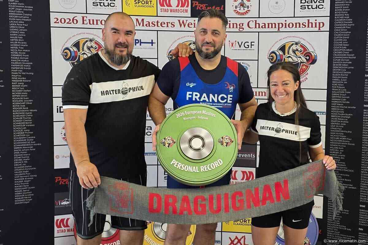 L’haltérophile varoise Julie Cheded sacrée championne d’Europe masters en Belgique et championne d’Europe par équipe