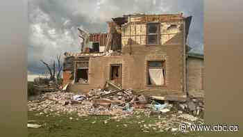 'Monster' tornado destroys century-old brick farmhouse in western Manitoba