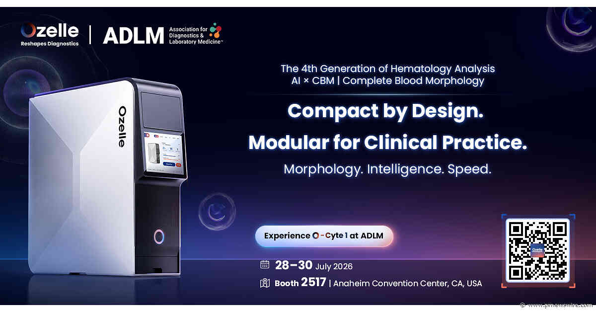 Ozelle to Debut O-Cyte 1 at ADLM 2026, Bringing Speed to AI-Powered Morphology Intelligence