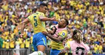 Casemiro kopt Brazilië naast Japan, Vinícius raakt paal na heerlijke actie, ook Ueda gevaarlijk