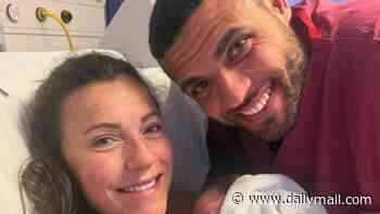 Gladiators star Steel reveals he and his wife Samantha have welcomed a baby boy and says he will 'heal them more than he will ever know' 14 months after the tragic death of their premature son