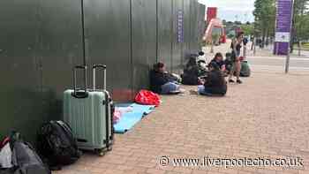 My Chemical Romance fans waiting 24 hours outside Anfield Stadium