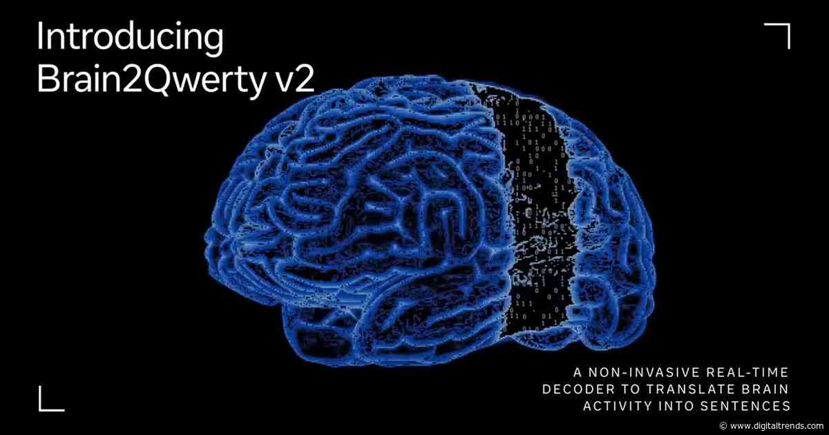 Meta’s Brain2Qwerty v2 turns thoughts into text, and it doesn’t need brain implants