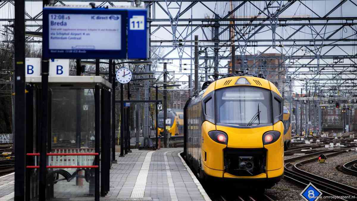 Treinverkeer tussen Breda en Rotterdam nog dagenlang plat door brand