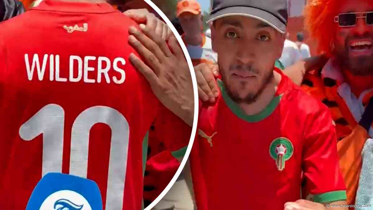 Marokkaan met Wilders-shirt in Oranjemars: ‘Wilders is mijn grootste fan’
