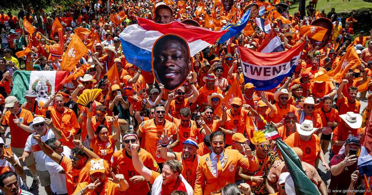 Fans van Nederland en Marokko vieren feest in aanloop naar kraker in Monterrey
