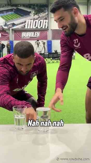 Armando and Kyle took on the Don't Spill the Water challenge 💧 Who's taking the W? 👀
