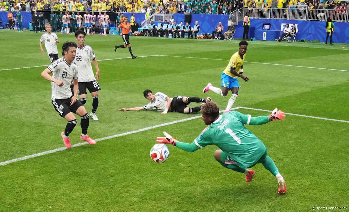 Japan's World Cup ends, but Zion Suzuki's fingertip save on Vinícius Júnior lives on