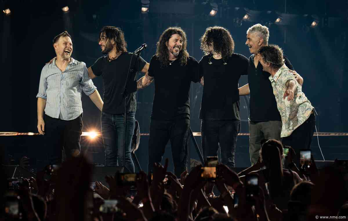 Foo Fighters jammed with Dave Grohl’s daughter’s boyfriend and a man dressed as Mentos in Liverpool