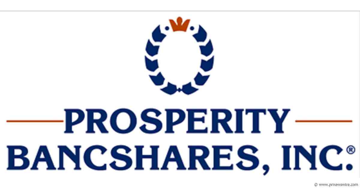 PROSPERITY BANCSHARES, INC.® INVITES YOU TO JOIN ITS SECOND QUARTER 2026 EARNINGS CONFERENCE CALL
