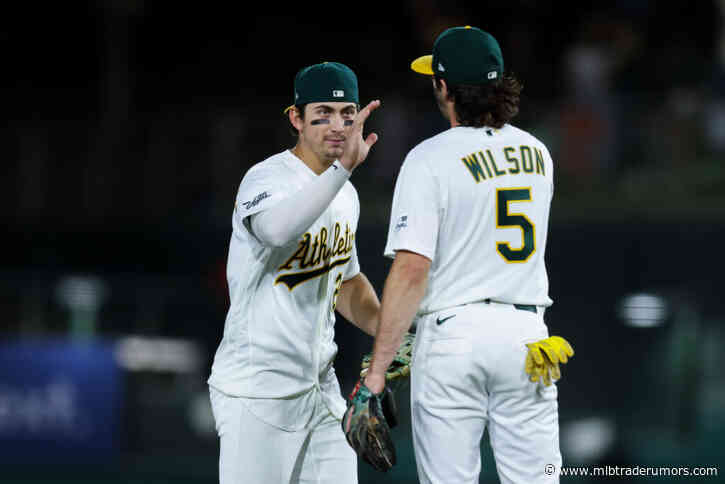 Athletics Place Tyler Soderstrom, Jacob Wilson On IL