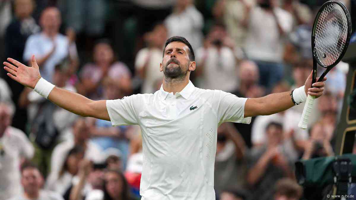 "Echte Herausforderung": Djokovic startet mit heftigem Kraftakt bei Wimbledon