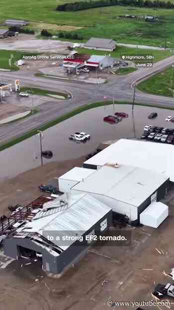 Extreme winds rip apart South Dakota town