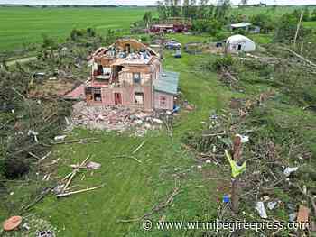 In pictures: Tornado destruction in western Manitoba
