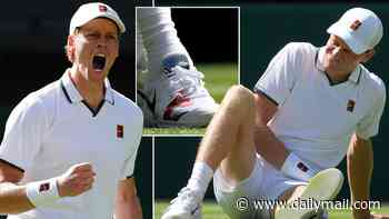 Blood, sweat and fear! Bloodied world No 1 Jannik Sinner scrapes through a five-set scare at Wimbledon in the first round - as Novak Djokovic survives a Centre Court scare of his own