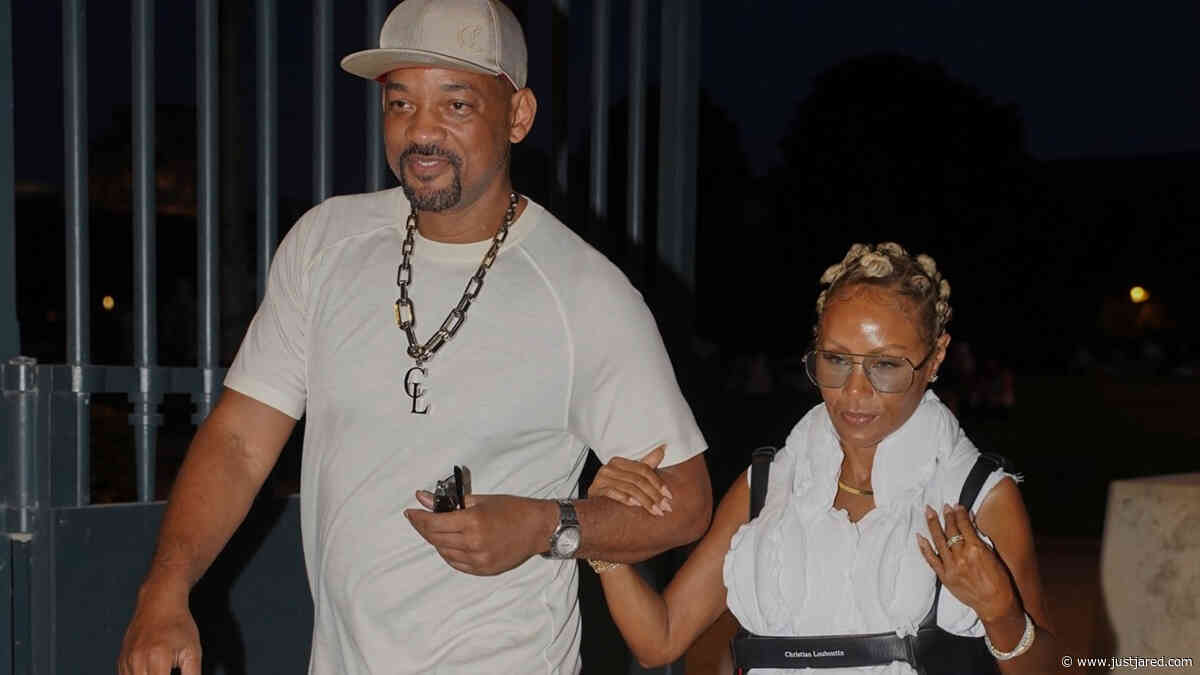Will Smith & Jada Pinkett Smith Walk Arm-in-Arm During Rare Paris Dinner Outing