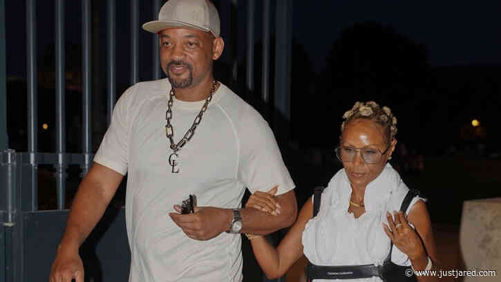 Will Smith & Jada Pinkett Smith Walk Arm-in-Arm During Rare Paris Dinner Outing