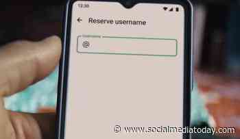 WhatsApp prompts users to choose a username ahead of update