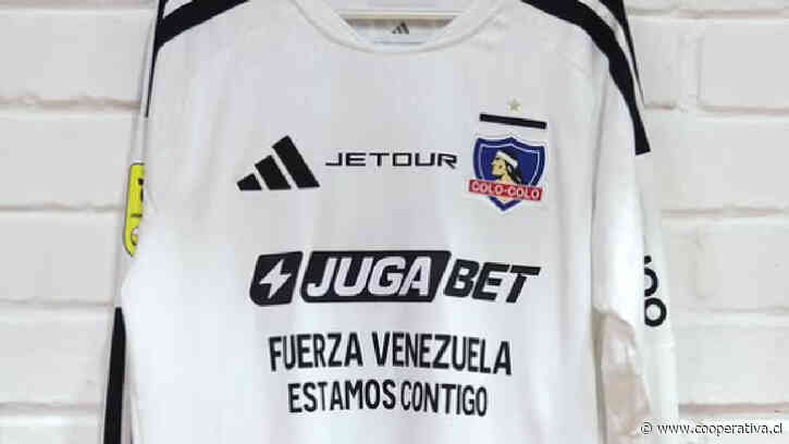 Colo Colo saldrá a la cancha con especial camiseta en apoyo a Venezuela