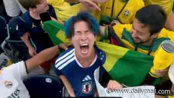 Japanese World Cup fan goes viral with epic meltdown after their heartbreaking elimination by Brazil... but is all as it seems?