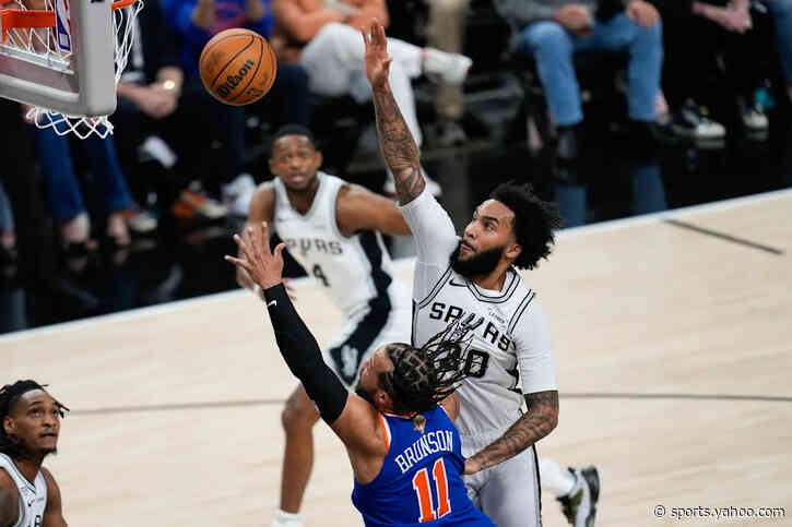 Spurs sign starting forward Julian Champagnie to a 3-year, $45 million contract after Finals run